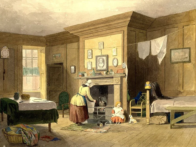 1808-John Wykeham Archer - La stanza di Samuel Butler